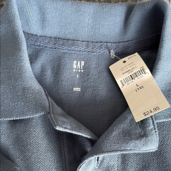 GAP Blue Polo Shirt Classic Style - Picture 2 of 2